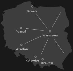 mapka salonów Jacuzzi